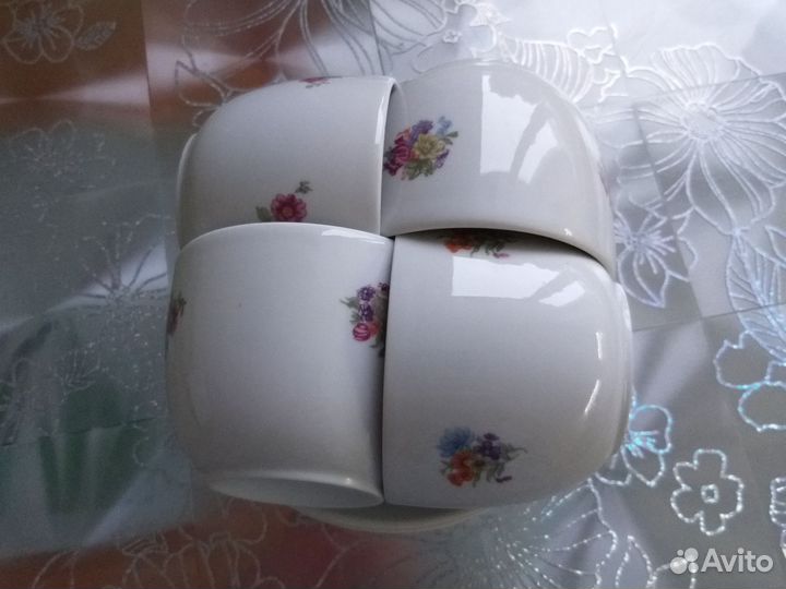 Чайная пара вербилки 4 штуки СССР