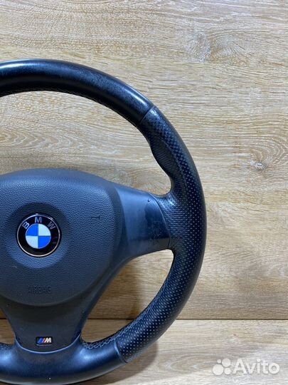 Руль кожаный BMW 3 E90, E91 M-tech Арт. 120335