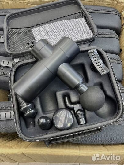 Массажер пистолет 6 в 1