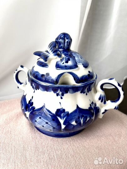 Сахарница Гжель