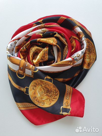 Шёлковый головной платок женский