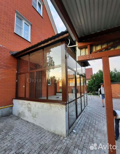 Остекление окон и балконов пвх