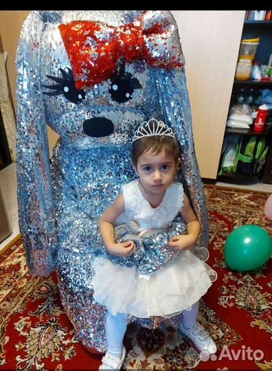 Поздравление от мишки и зайки