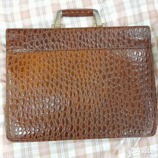 Мужской кожаный портфель Чехословакия