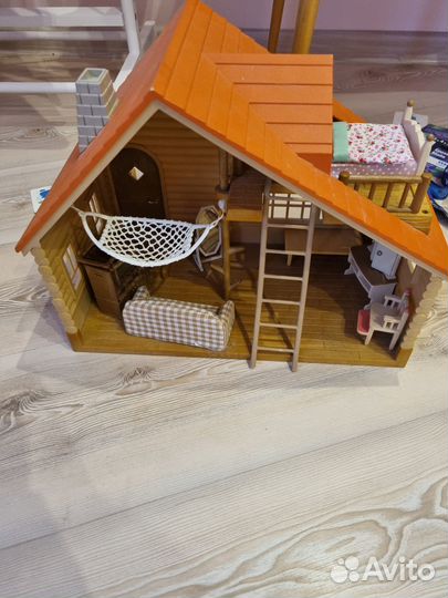 Sylvanian families дом с мебелью