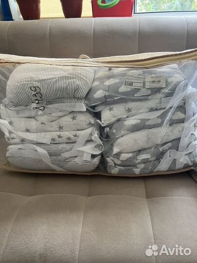 Бортики на кроватку кокон гнездышко