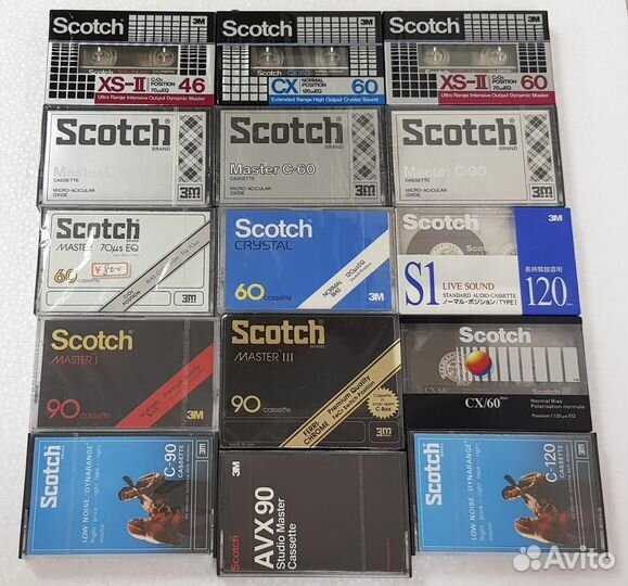 Кассеты Scotch новые, для коллекции