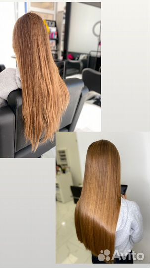 Кератин ботокс полировка волос