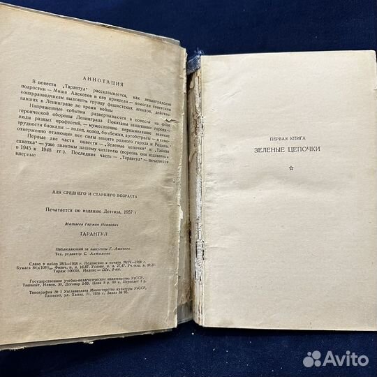 Матвеев Г. Тарантул. 1958 г