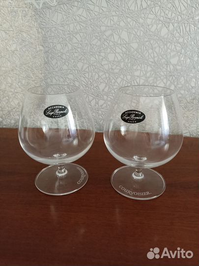 Бокалы для коньяка Коурвазье новые