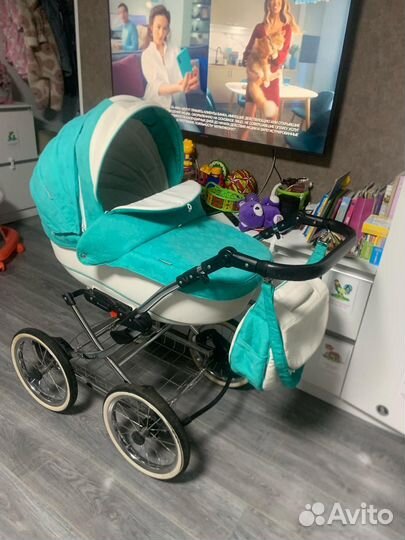 Коляска adamex 3 в 1 бу
