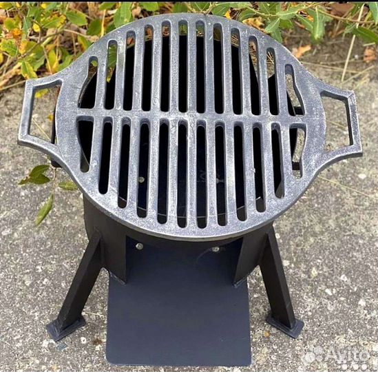 Печка, подставка и казан в розницу лт