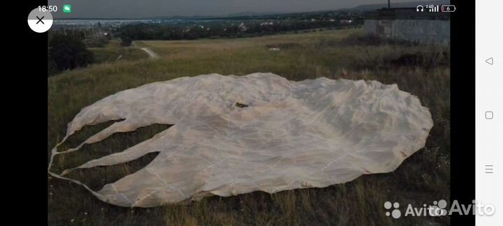 Навес большой перкалий 82 м2