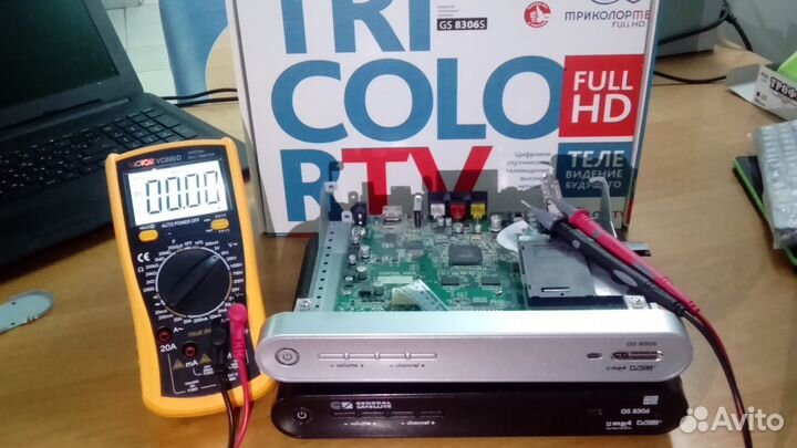 Ремонт приемников 8306 Триколор тв