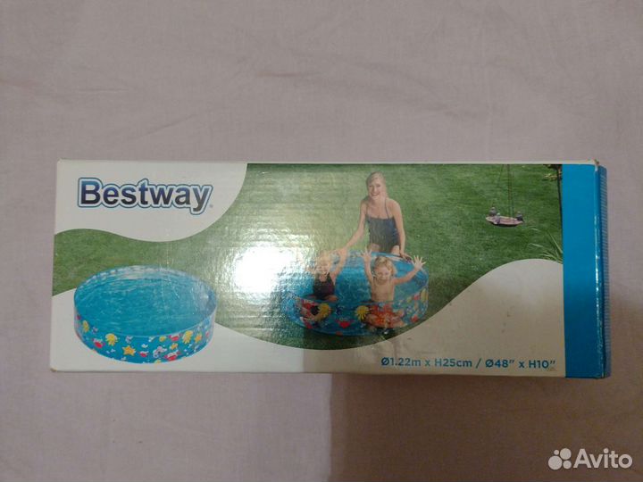 Бассейн ненадувной Bestway 122x25 см