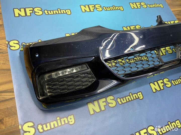 Передний бампер для BMW G30 М пакет дорест