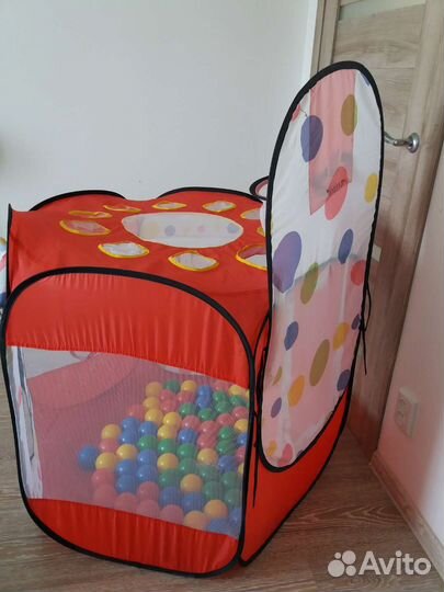 Детская палатка с шариками