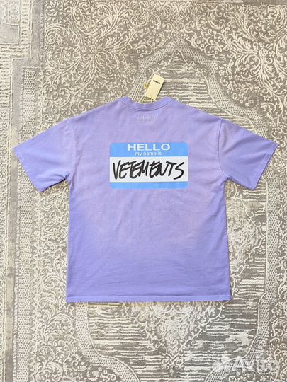 Футболка Vetements оверсайз Hello (унисекс)