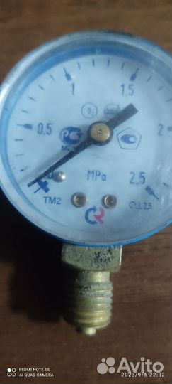 Манометры кислородного баллона