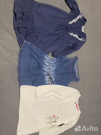 Вещи пакетом для девочки 98 104 110