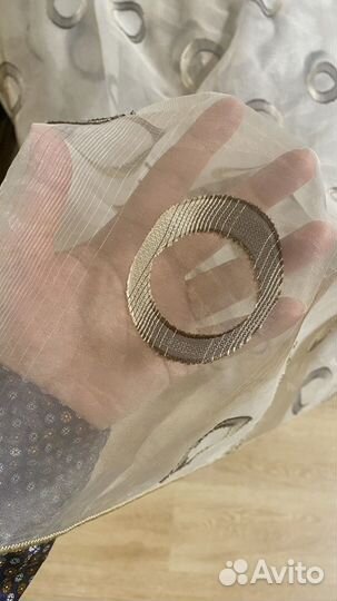 Штора тюль органза 4м на 2,5 м