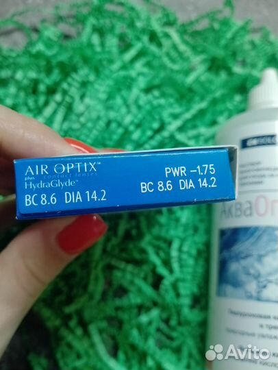 Контактные линзы -1,75