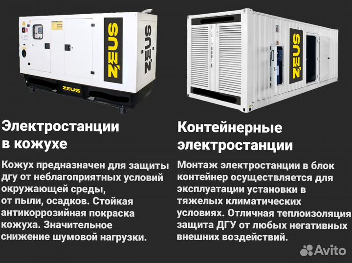 Дизельный генератор Zeus 100 кВт