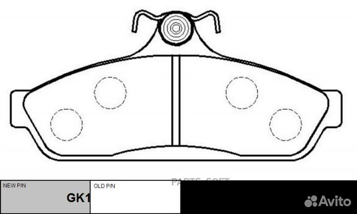 CTR GK1016 (старый номер CKT-2) Колодки тормозные