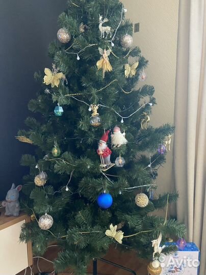 Елка искусственная 180 см бу