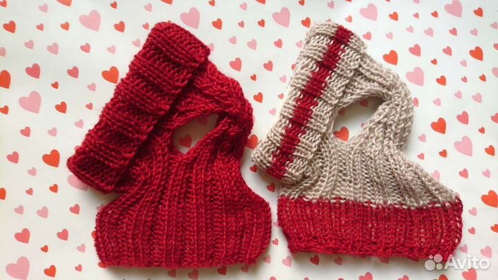 Свитер и шапочки для маленькой собаки