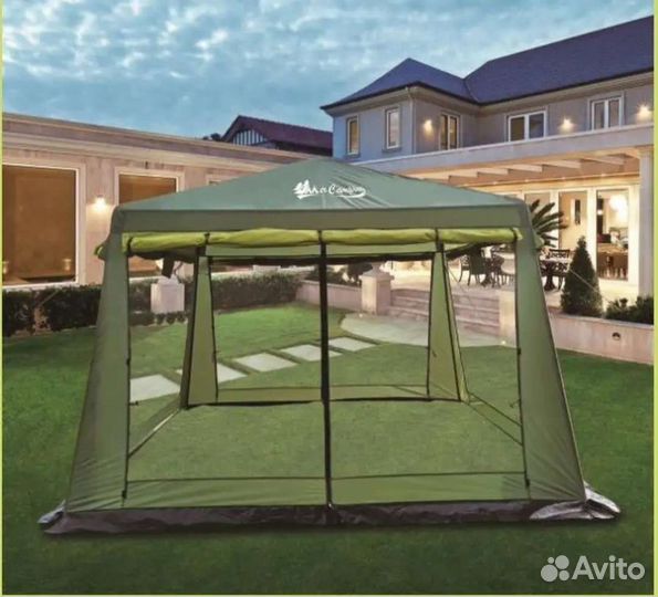 Шатер с усиленным каркасом для большой компании