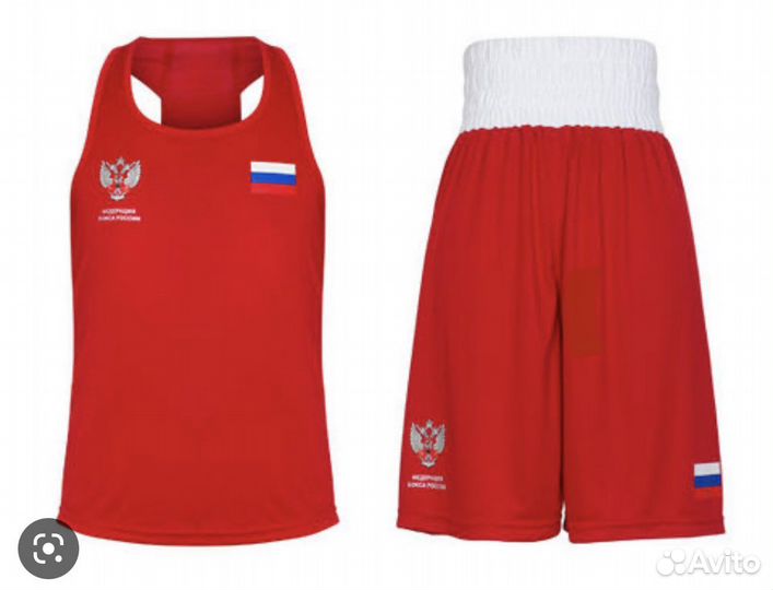 Боксерская форма clinch красная XL