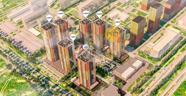 2-к. квартира, 60,1 м², 22/25 эт.