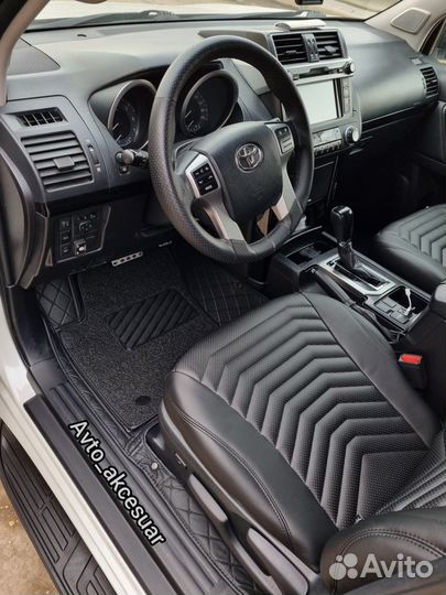 Чехлы Toyota LC150 LC120 - Rav4 Камри Черные Akc