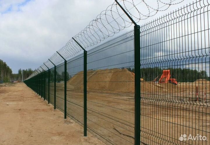 Забор из 3D сетки качественно качественно