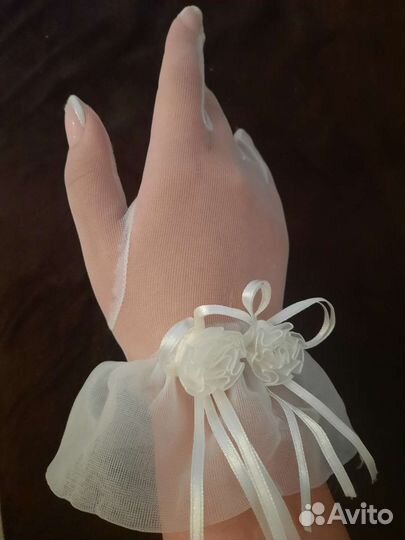 Перчатки свадебные