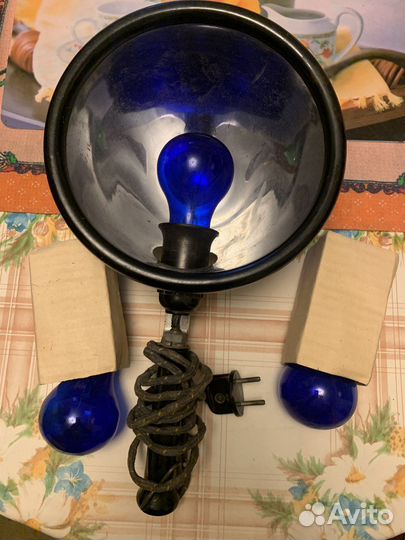 Рефлектор минина, синие лампочки