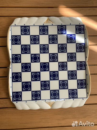 Шахматы ручной работы фарфор