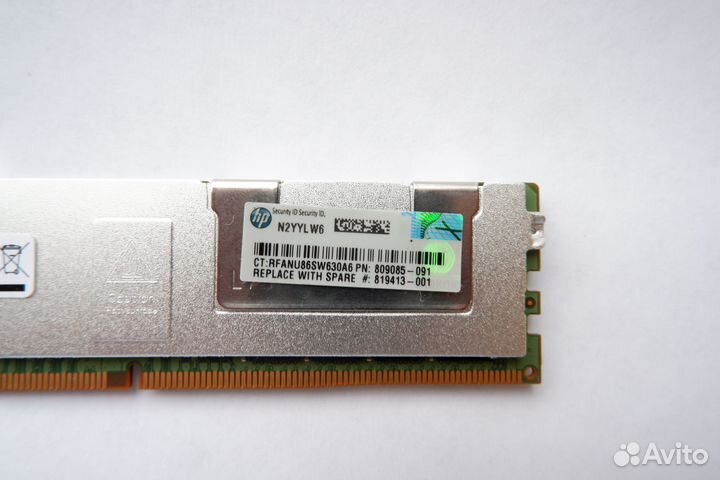 64Gb Серверная память ddr4 2400T LR HP 809085-091