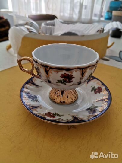 Красивый подарочный кофейный сервиз