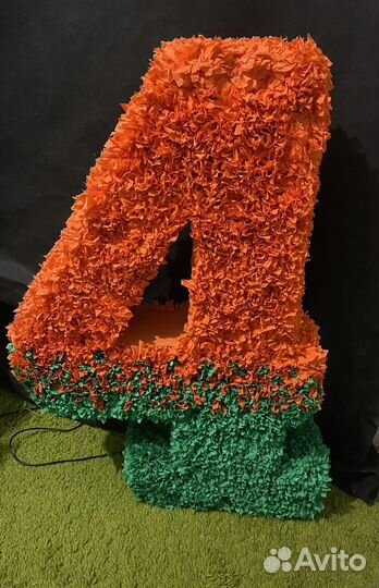 Цифра 4 на день рождения