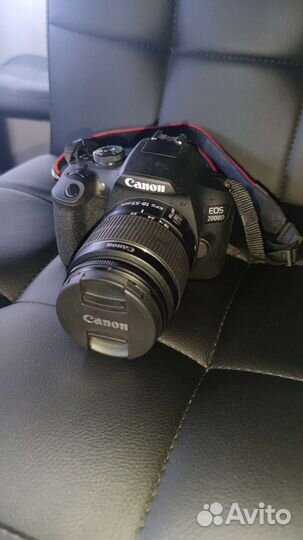 Зеркальный фотоаппарат canon eos 2000d
