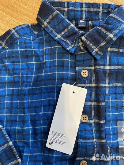 Рубашка для мальчика uniqlo 105-115