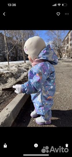 Весенний комбинезон для девочки 92