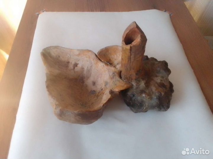 Подсвечник с пепельницей из капа