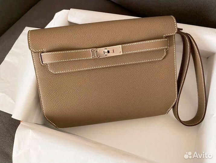 Сумка барсетка мужская кожаная