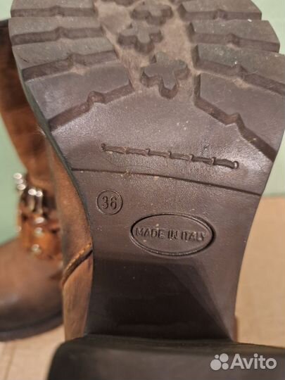 Полусапоги женские натуральная кожа