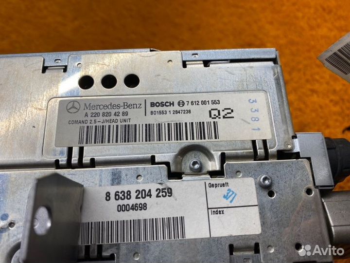 Магнитола (Команд) Mercedes-Benz S-Class W220