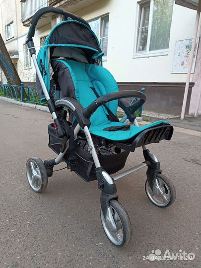 Коляска Capella Qbix + дождевик