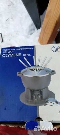 Набор для фондю чугун